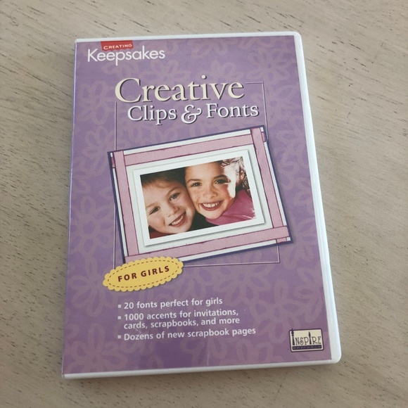 Creative Keepsakes, Fresh Fonts & Creative Clips - Picture 4 of 6